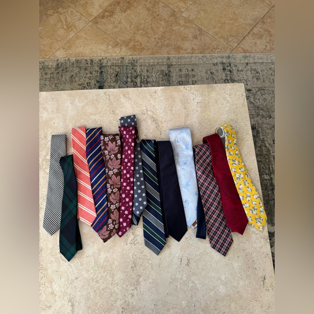 Set of 13 Vintage Men’s Ties